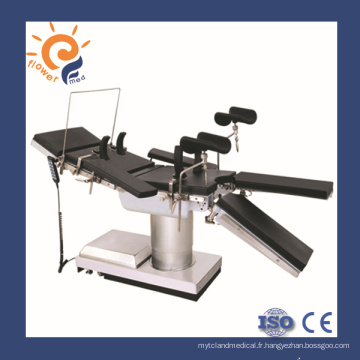 FDY-2C CE ISO Certification Table chirurgicale en acier inoxydable pour patient